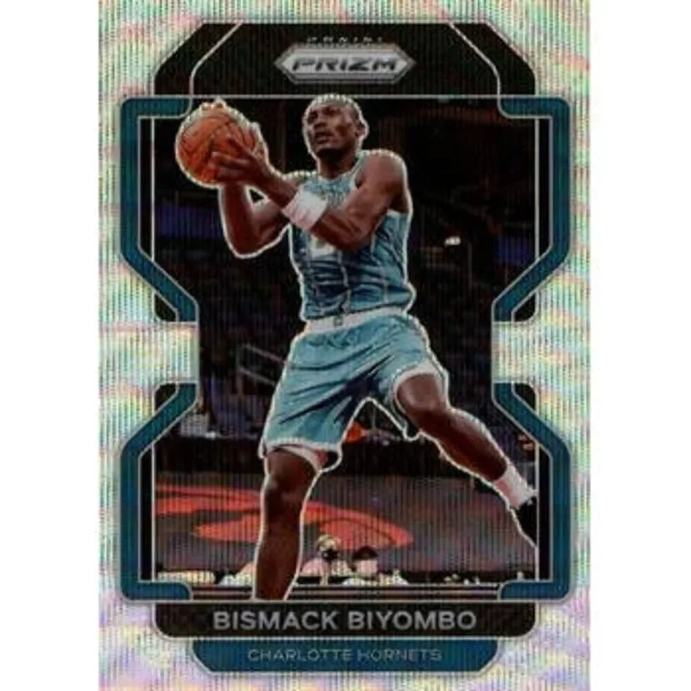2021-22 Panini Silver Prizm Bismack Biyombo 195 Charlotte Hornets